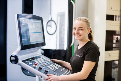 Zerspanungsmechanikerin