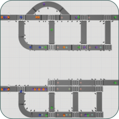Materialflusssimulation