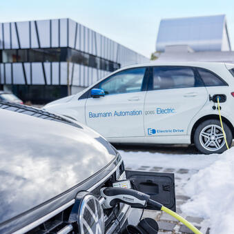 E-mobility: Wall boxes installed on Baumann premises